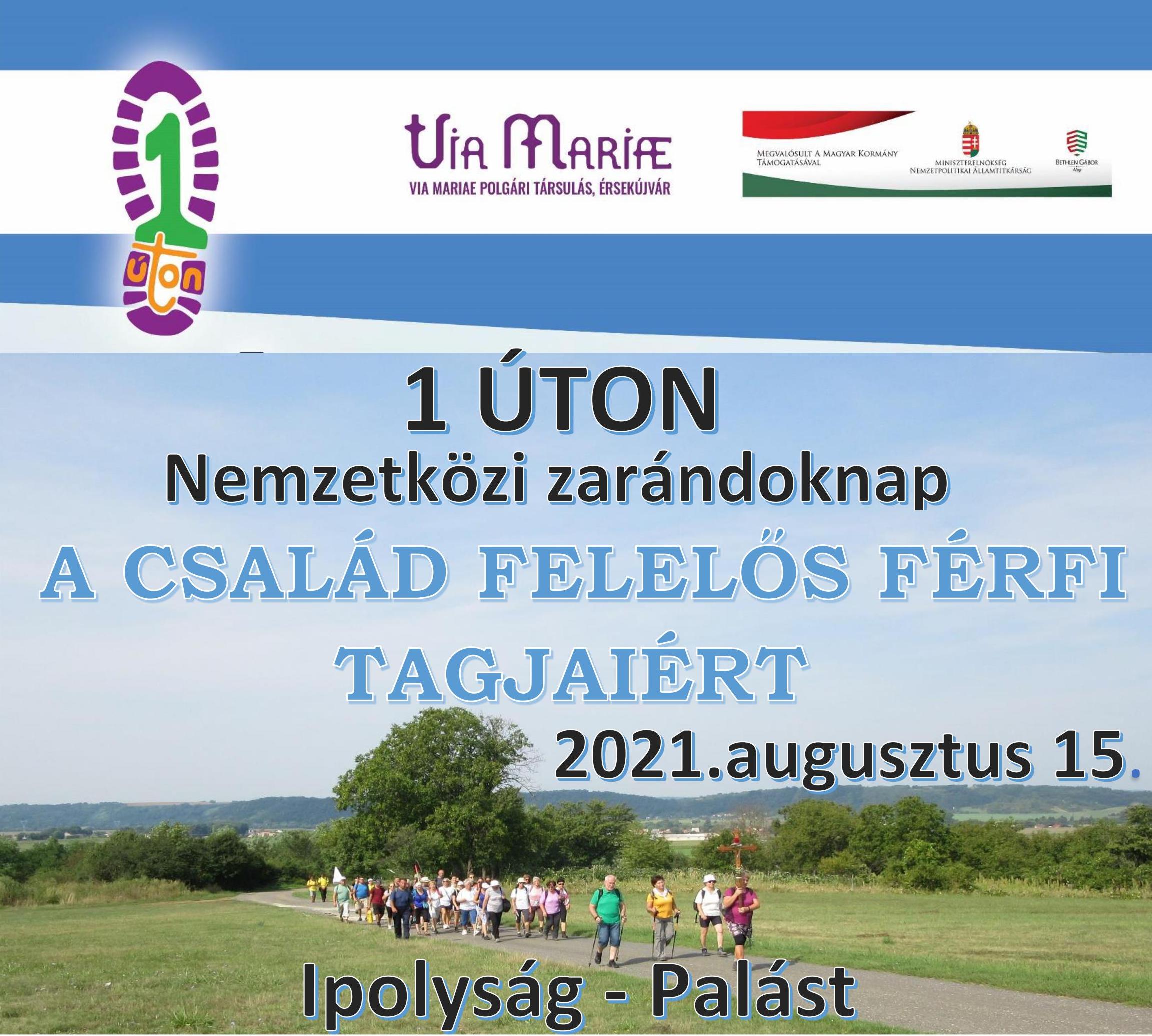 1Úton Nemzetközi Zarándoknap 2021